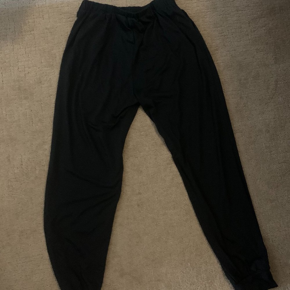 black casual  pant large
